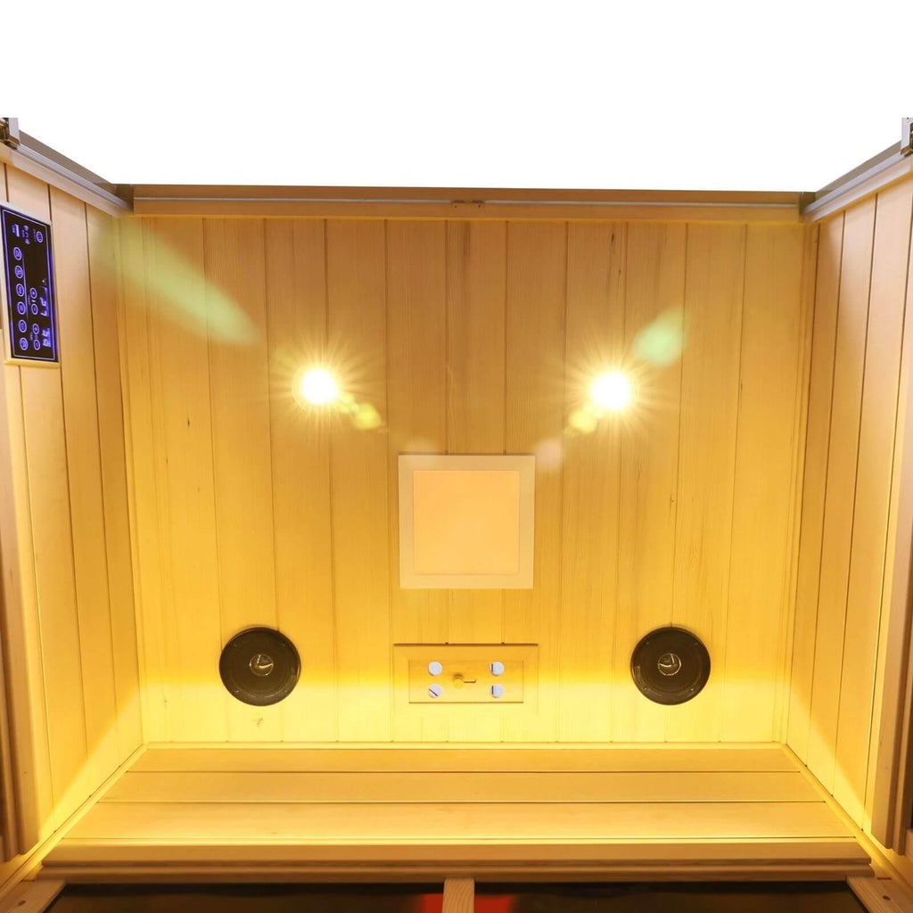 Ample-902SH 2 Person Ultra-Low EMF Far Infrared Sauna | Limited Stock Remaining