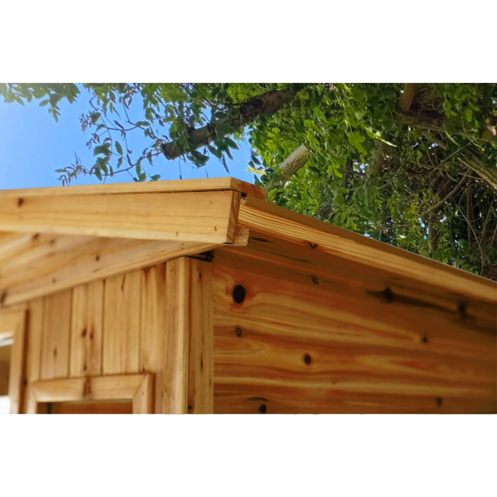 Garner-904VS 4 Person Outdoor Far Infrared Sauna