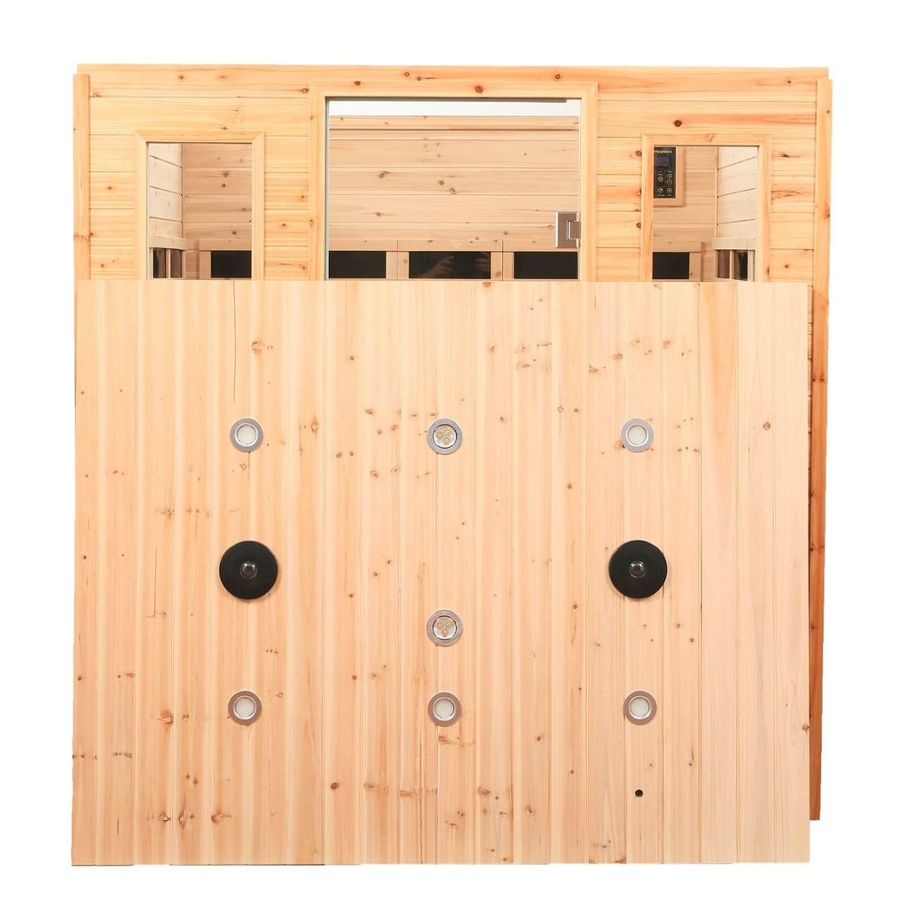Garner-905VS 5 Person Outdoor Far Infrared Sauna | Extra-large Rich Space | Clearance Sale