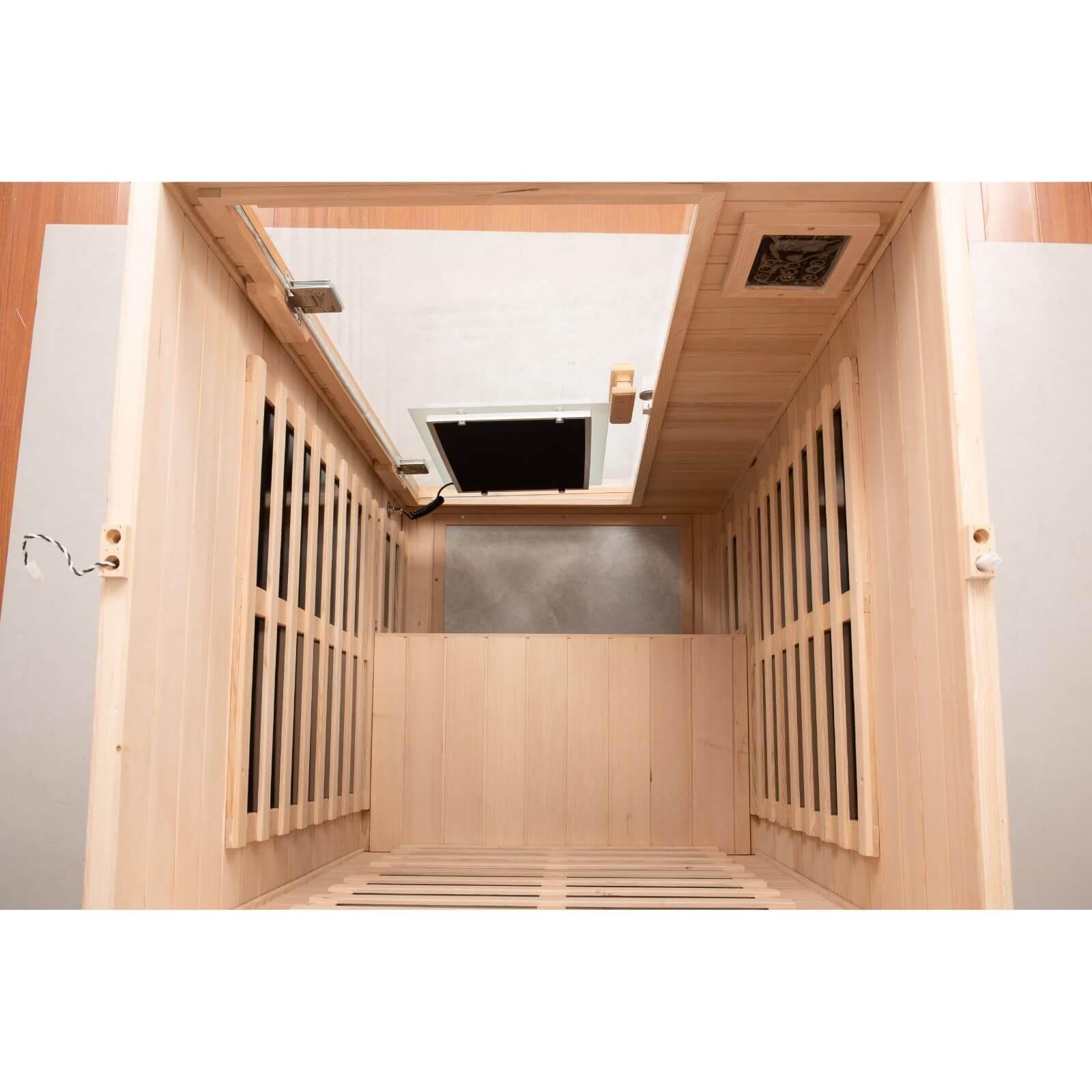Maxwell-901BH 1 Person Ultra-Low EMF Far Infrared Sauna | Hemlock Model Hot Offer