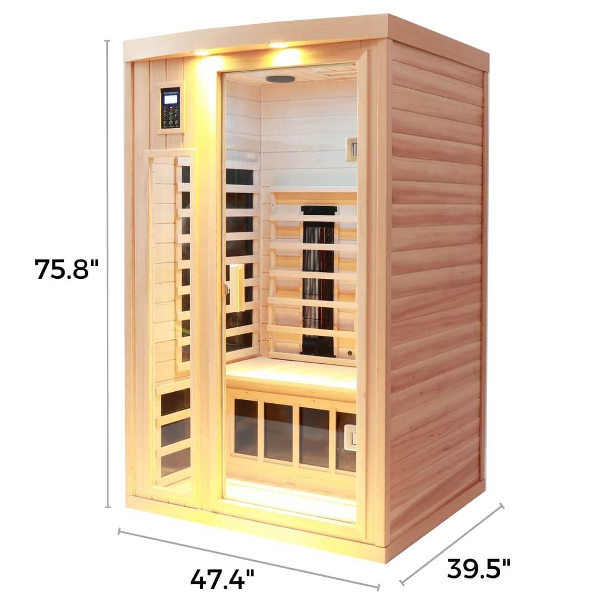 Mix-902BHD 2 Person Far & Near Infrared Sauna | Flash Sale