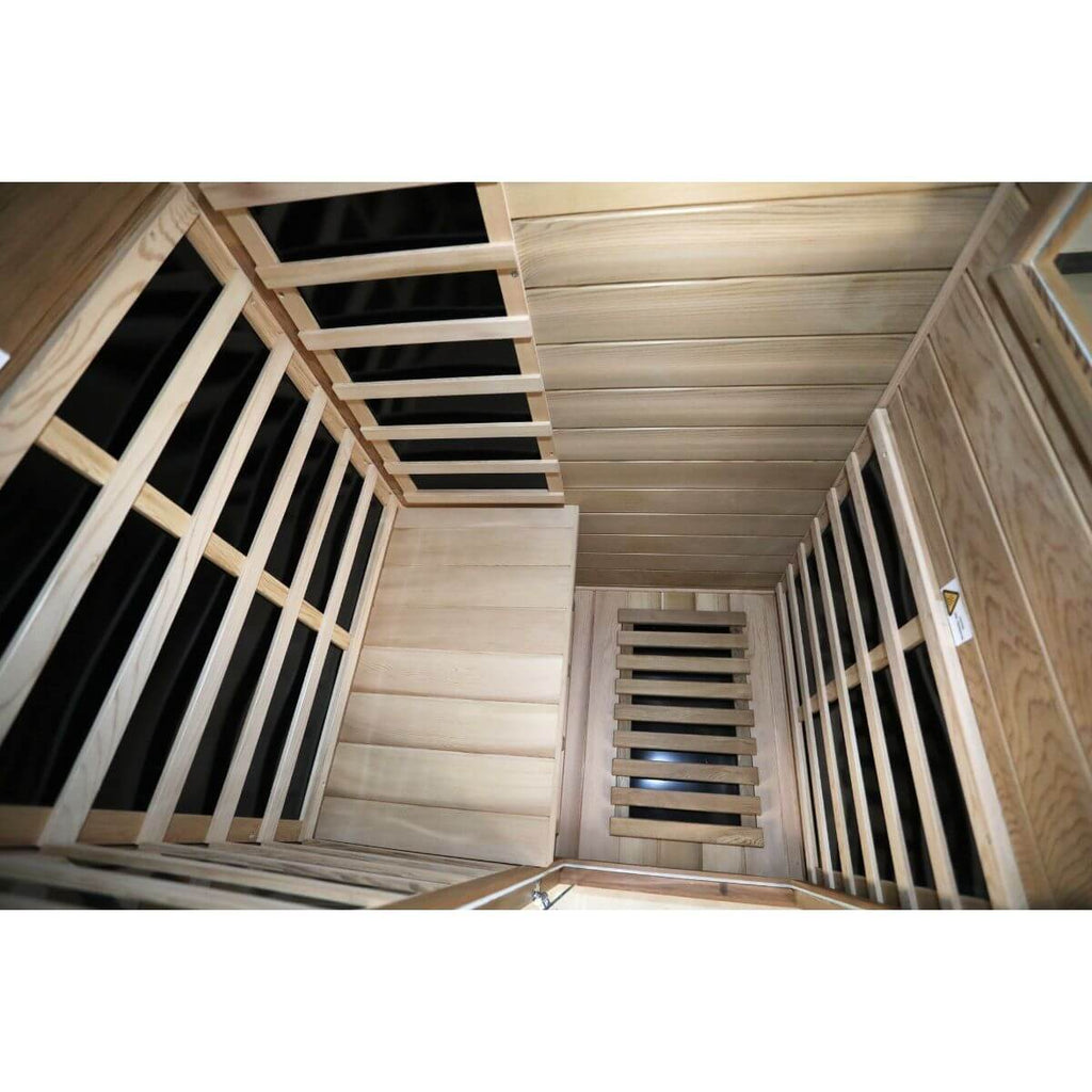 Sublime-909MR 1 Person Side Door Far Infrared Sauna in Red Cedar | Limited Stock Remaining