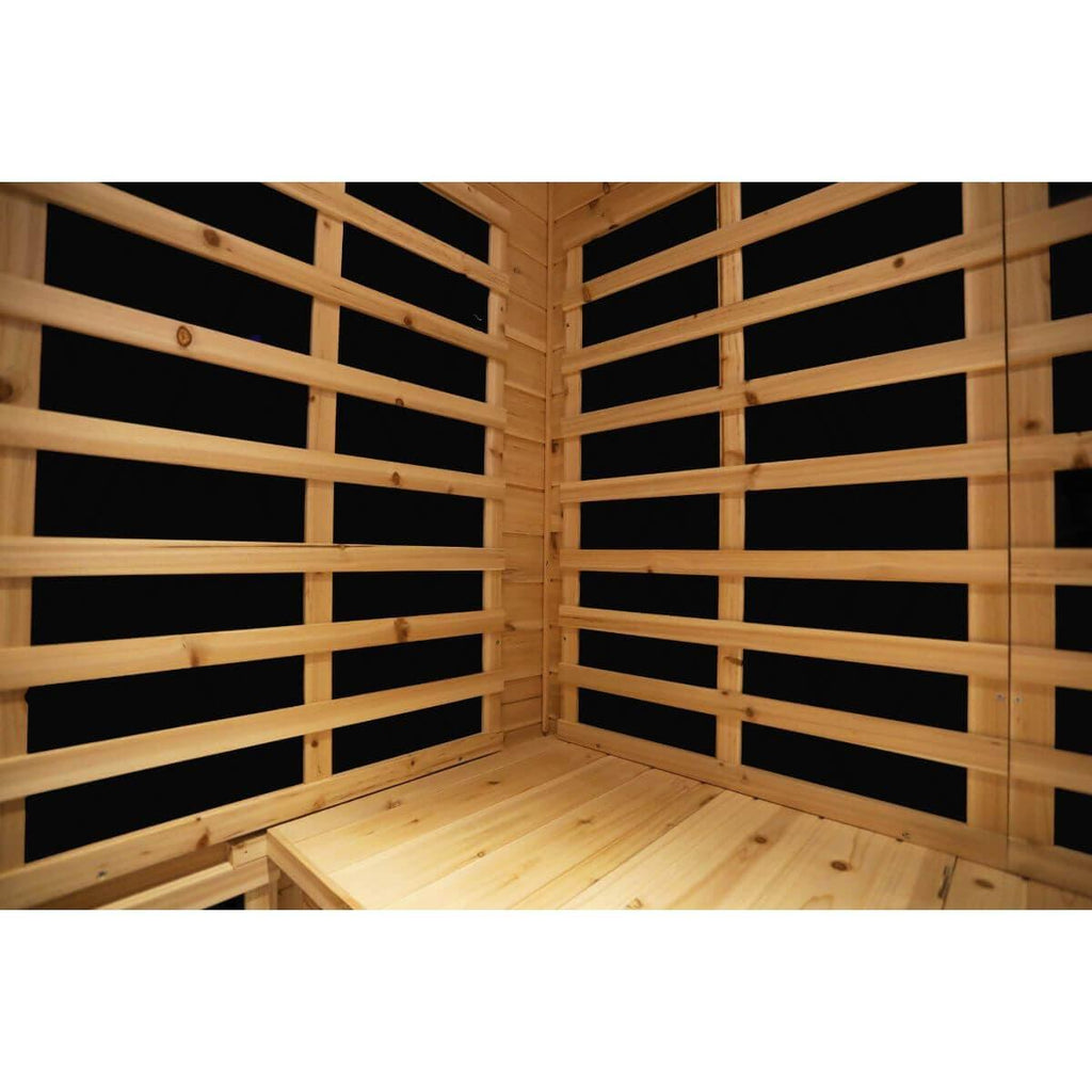 Versa-903VS 3 Person Outdoor Full Spectrum Infrared Sauna Reclining | Hot Offer